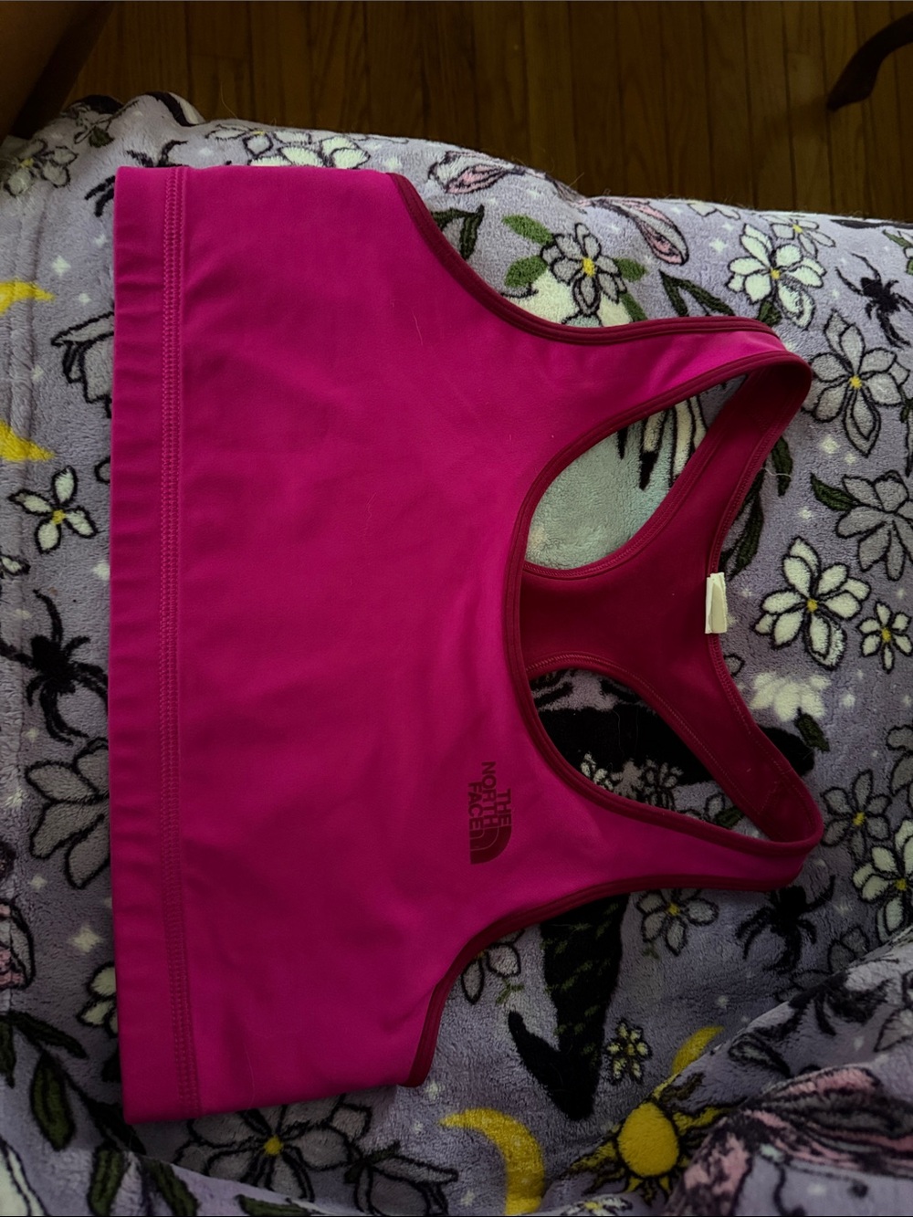 The North Face Pink Racerback Sports Bra reversible